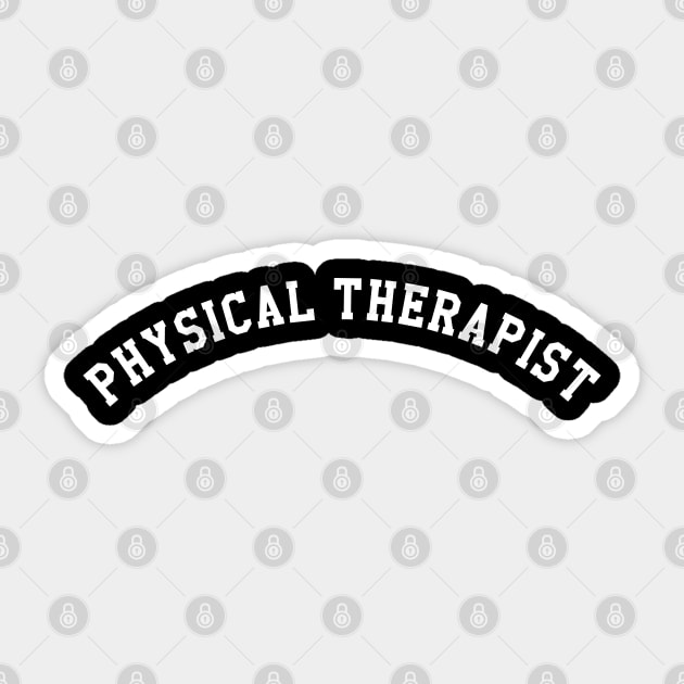 Physical Therapist Sticker by KC Happy Shop